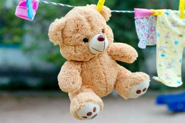 Cách giặt gấu bông